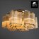 Потолочная люстра, вид дизайнерский 10  Clear Arte Lamp цвет:  коричневый - A8567PL-7CG