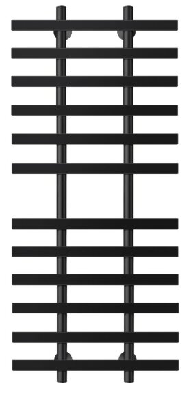 Полотенцесушитель электрический, черный матовый, Secado 120x20x60, Понтида 4 - 4673739240533