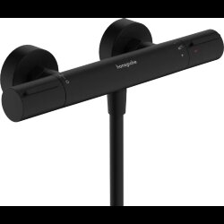 Hansgrohe смеситель для душа с термостатом Element, Ecostat, матовый черный арт. 13346670 Hansgrohe смеситель для душа с термостатом Element, Ecostat, матовый черный арт. 13346670