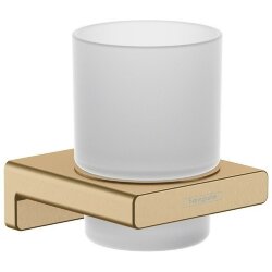 Hansgrohe стакан для зубных щёток, AddStoris, матовая бронза арт. 41749140
