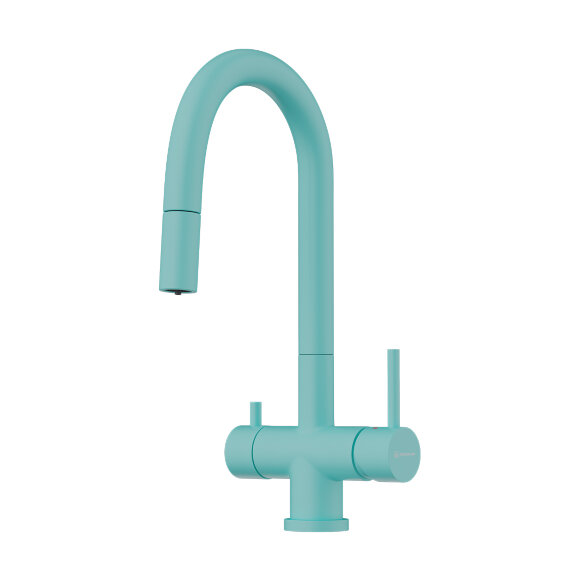 Смеситель Akita-S Omoikiri 4994436 цвет: azur blue