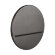 Каскадный излив Ø20.7см Gessi Venti20, цвет: Black Metal Brushed PVD, арт. 65295#707