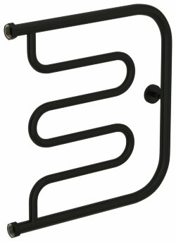 Водяной полотенцесушитель Лира+ 500х500 Сунержа, 31-4011-5050 цвет: матовый чёрный Водяной полотенцесушитель Лира+ 500х500 Сунержа, 31-4011-5050 цвет: матовый чёрный