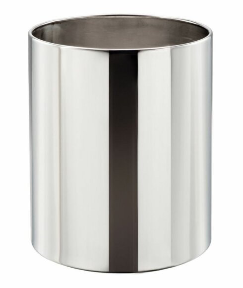Круглый контейнер для мусора без крышки - 12 литров STIL HAUS, полированная сталь - 987-12L(55)