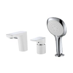 Смеситель на борт ванны, DA1434916  - Berlin D&K цвет: белый