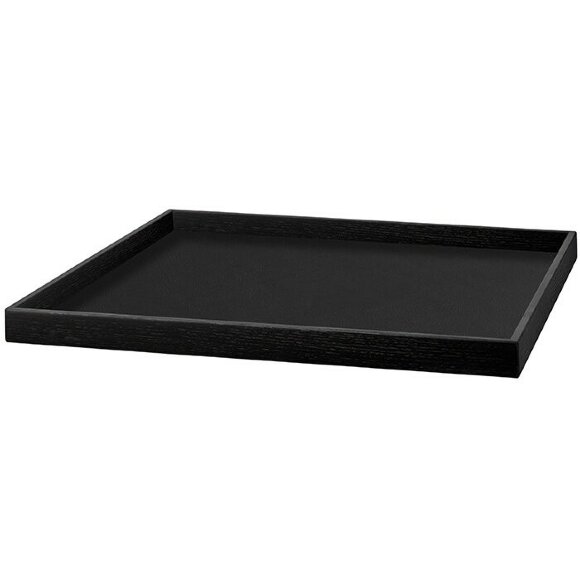 Поднос Mondo ADJ Италия, 35x35xH3 цвет: серый (черный) арт. 0064.03/01