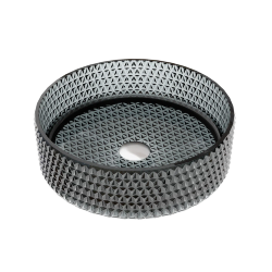 Накладная раковина 36x36 Ceramica nova Cristal, чёрная арт. CN6060