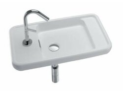 Подвесная раковина (60 х 37 см) FORMILIA RONDIK JACOB DELAFON арт. E4481 Подвесная раковина (60 х 37 см) FORMILIA RONDIK JACOB DELAFON арт. E4481