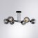 Потолочная люстра, вид кантри Salm Arte Lamp цвет:  дымчатый - A3580PL-6BK