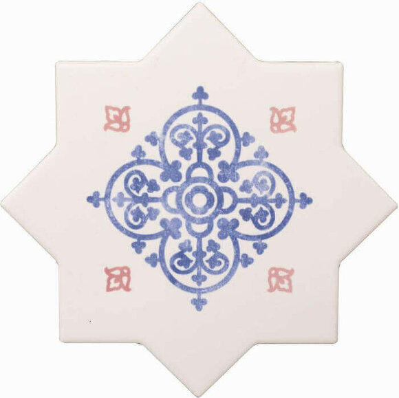 Керамическая плитка BECOLORS STAR 13,25X13,25 DEC. ARABESQUE CEVICA арт. CV67381