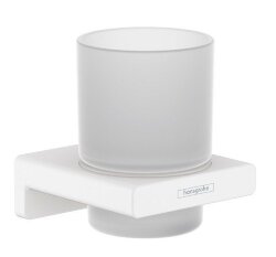Hansgrohe стакан для зубных щёток, AddStoris, матовый белый арт. 41749700