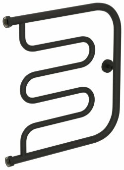 Водяной полотенцесушитель Лира+ 500х500 Сунержа, 15-4011-5050 цвет: тёмный титан муар Водяной полотенцесушитель Лира+ 500х500 Сунержа, 15-4011-5050 цвет: тёмный титан муар