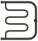 Водяной полотенцесушитель Лира+ 500х500  Сунержа, 15-4011-5050 цвет:  тёмный титан муар