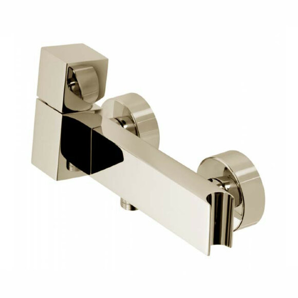 Смеситель наружный для душа с выходом на 1/2” BOSSINI Cube арт. Z004102.094 цвет: никель шлифованный