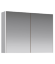 AQWELLA Mobi Зеркальный шкаф 80 см с двумя дверьми на петлях с доводчиком. Цвет белый - MOB0408+MOB0717W