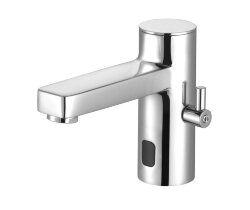 Электронный смеситель для раковины, хром глянцевый, ZENTA Kludi арт. 3810005