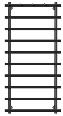 Полотенцесушитель водяной, черный, Secado 120x50, Понтида 1 К - 4673739227275 Полотенцесушитель водяной, черный, Secado 120x50, Понтида 1 К - 4673739227275