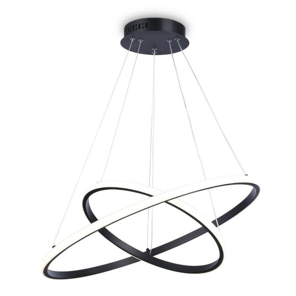 Подвесной светодиодный светильник Line хай-тек FL40812, Ambrella light цвет: черный