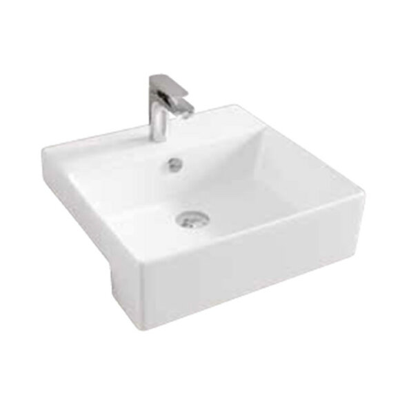 Раковина ARTCERAM Quadro - QUL004 01 00, цвет: Белый
