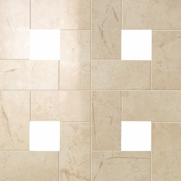 Декор Marvel Beige Cassettone Lappato 45x45 Atlas Concorde Italy  арт. ASL8