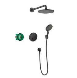 Hansgrohe душевая система, Raindance S, матовый черный арт. 27959670 Hansgrohe душевая система, Raindance S, матовый черный арт. 27959670