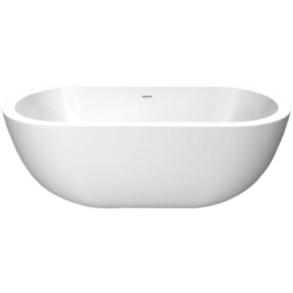 BelBagno Акриловая ванна 180x86, отдельностоящая, овальная, белая, арт. BB13-1800