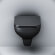 Унитаз подвесной FlashClean с сиденьем микролифт X-Joy AM.PM, арт. C85A1700MBSC цвет: черный матовый