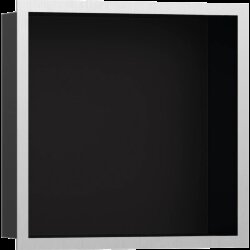 Hansgrohe настенный короб с цветом корпуса и дизайнерской рамой, 30х30х10 см, XtraStoris Individual, матовая нержавеющая сталь арт. 56098800 Hansgrohe настенный короб с цветом корпуса и дизайнерской рамой, 30х30х10 см, XtraStoris Individual, матовая нержавеющая сталь арт. 56098800