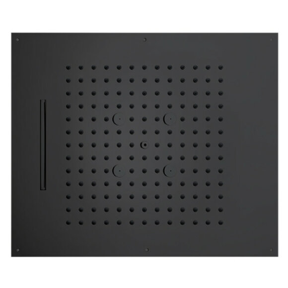 Верхний душ 570x470 мм, 3 режима (дождь, каскад, туман) BOSSINI Dream арт. H38930.073 цвет: черный матовый