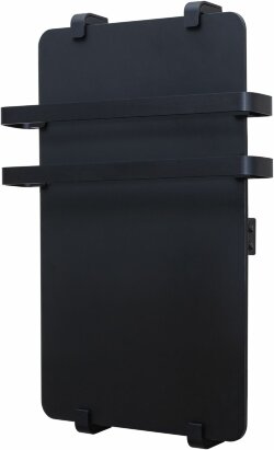 Полотенцесушитель электрический с рейлингом 2.0 и креплением, черный матовый 60x44 Infinity Allen Brau арт. 00325635 Полотенцесушитель электрический с рейлингом 2.0 и креплением, черный матовый 60x44 Infinity Allen Brau арт. 00325635