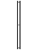 Полотенцесушитель X-2 neo 160/8 электрический Двин, чёрный матовый арт. 4657801240058