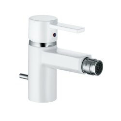 Однорычажный смеситель для биде, белый глянцевый, ZENTA Kludi арт. 385309175