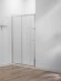 Душевая дверь Serenity 120 профиль хром стекло прозрачное  Jacob Delafon арт. E14C120-GA