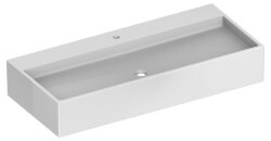 Keuco Раковина подвесная из минерального литья с одним отверстием под смеситель альпийский, Edition 90, 39081 311201 цвет: белый альпийский Keuco Раковина подвесная из минерального литья с одним отверстием под смеситель альпийский, Edition 90, 39081 311201 цвет: белый альпийский