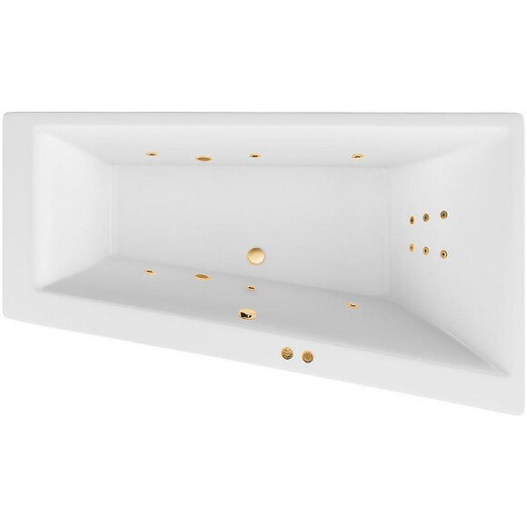 Акриловая ванна Sfera 170x100 R с гидромассажем Excellent, WAEX.SFP17.LINE.GL