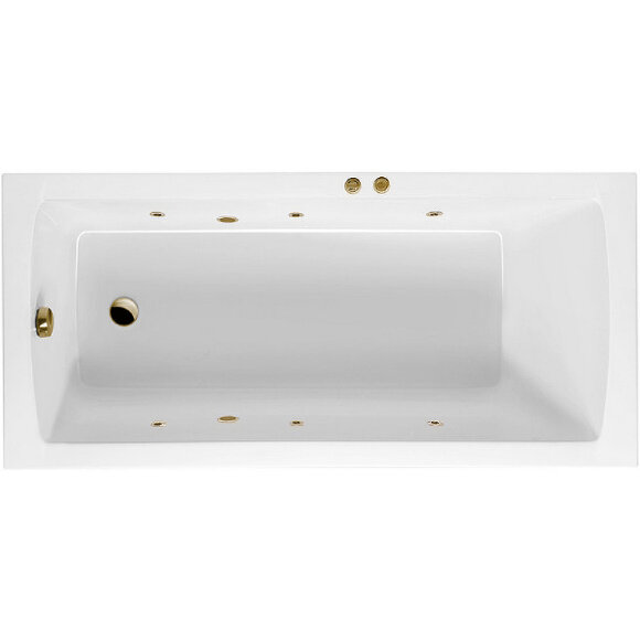 Акриловая ванна Aquaria 160x70 с гидромассажем Excellent, WAEX.AQU16.SOFT.BR