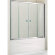 Шторка на ванну PRATICO Хром Cezares - PRATICO-VF-2-170/140-P-Cr