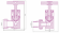Вентиль Сунержа 3D левый (крест) G 1/2" НР х G 3/4" НГ 00-1410-1234