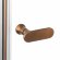 Дверь в нишу 90x195 New soleo copper brushed New Trendy брашированная медь арт. D-0491A