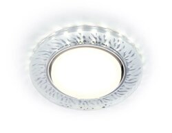 Встраиваемый светильник GX53 Spot современный G224, Ambrella light цвет: хром Встраиваемый светильник GX53 Spot современный G224, Ambrella light цвет: хром