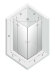 Душевое ограждение 110x120x200 Avexa gold New Trendy золото арт. EXK-1867