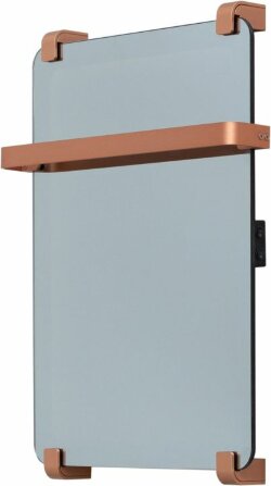 Полотенцесушитель электрический с рейлингом и креплением, медь браш 60x44 Infinity Allen Brau арт. 00305010 Полотенцесушитель электрический с рейлингом и креплением, медь браш 60x44 Infinity Allen Brau арт. 00305010