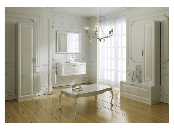 AQWELLA Empire Напольная дополнительная тумба с одним выдвижным ящиком в белом глянцевом цвете. - Emp.03.10/W AQWELLA Empire Напольная дополнительная тумба с одним выдвижным ящиком в белом глянцевом цвете. - Emp.03.10/W