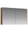 AQWELLA Mobi Зеркальный шкаф 100 см с двумя дверьми на петлях с доводчиком. Цвет дуб балтийский - MOB0410+MOB0717DB