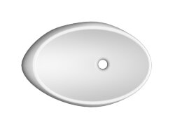 Раковина накладная Scarabeo MOAI SR8601 цвет: белый Раковина накладная Scarabeo MOAI SR8601 цвет: белый