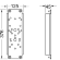 Панель для монтажа ручек с застенным модулем арт. 9.300.009  TECE арт. 9042011