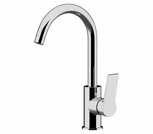 Смеситель для раковины DOT с высоким поворотным изливом Remer (хром) арт. DT72