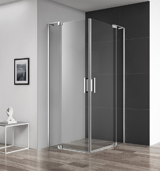 Душевой уголок SLIDER Хром Cezares - SLIDER-AH-2-80/90-100/110-C-Cr Душевой уголок SLIDER Хром Cezares - SLIDER-AH-2-80/90-100/110-C-Cr