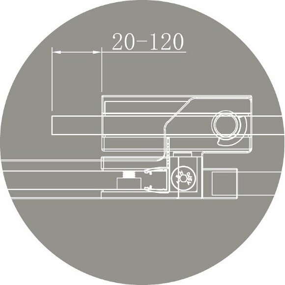 Душевой уголок SLIDER Хром Cezares - SLIDER-AH-2-80/90-100/110-C-Cr Душевой уголок SLIDER Хром Cezares - SLIDER-AH-2-80/90-100/110-C-Cr