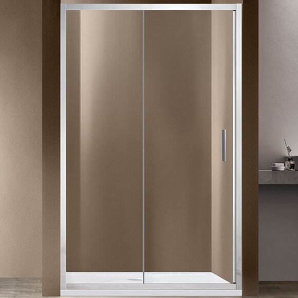 Душевая дверь Vincea (Италия), 120 профиль Хром стекло прозрачное Garda - VDS-1G120CL